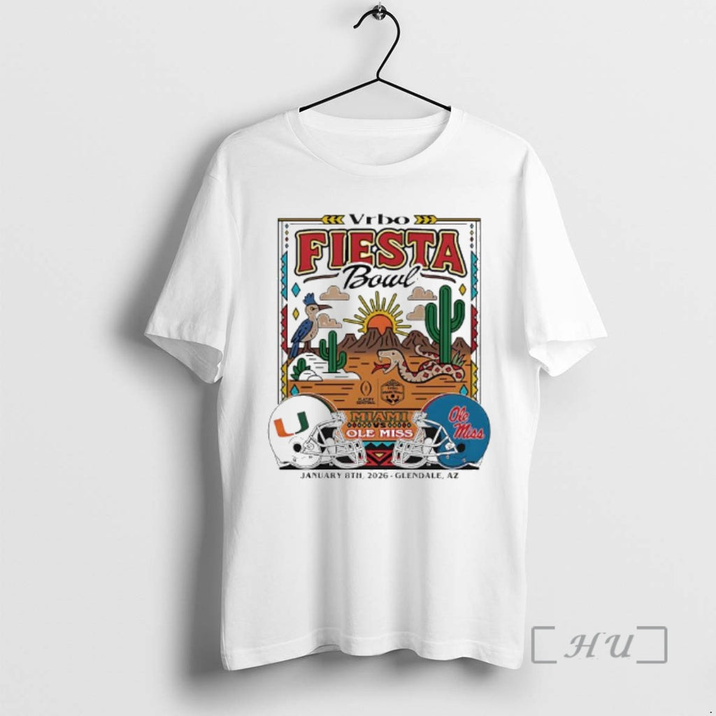 Officials Miami Vs Ole Miss Vrbo Fiesta Bowl January 8th 2026 Glendale Az Premium