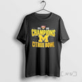Officials Michigan Wolverines 2025 Citrus Bowl Champions Logo Two Sided