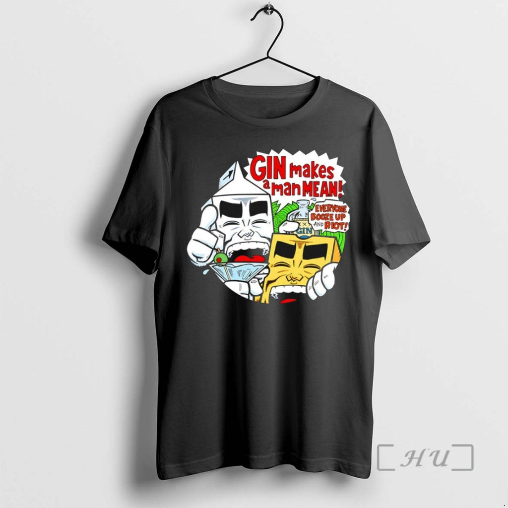 Officials Milk And Cheese Gin Makes A Man Mean Shirts Sweater