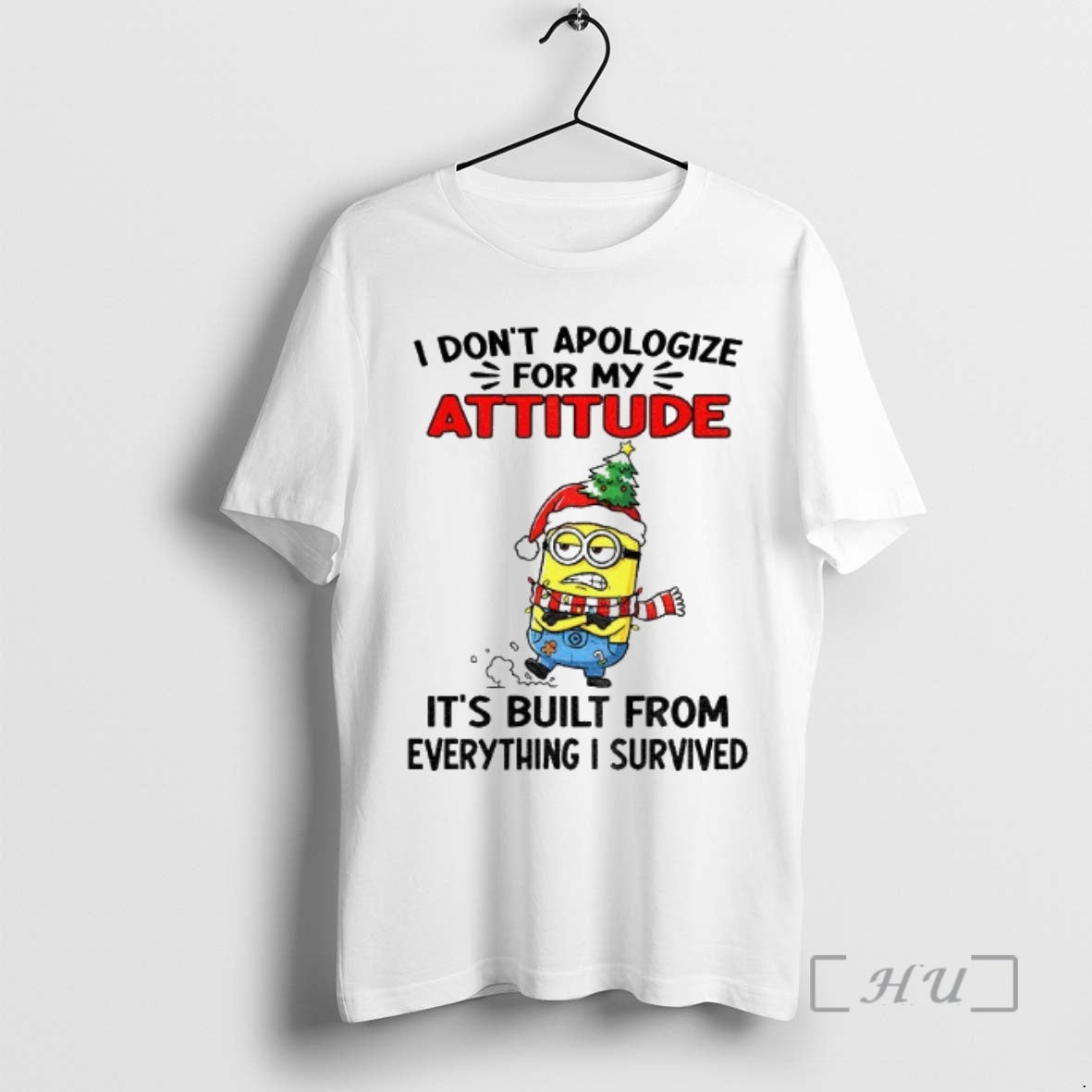 Officials Minion Tree Hat I Dont Apologize My Attitude Built Everything