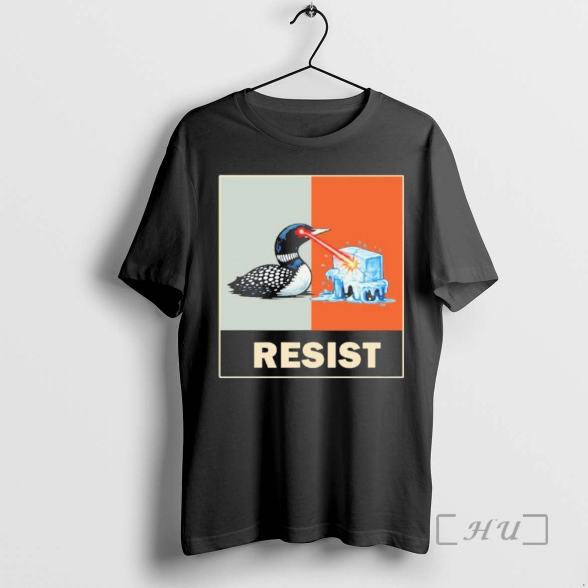 Officials Minnesota Laser Loon Ice Out Protest Resist