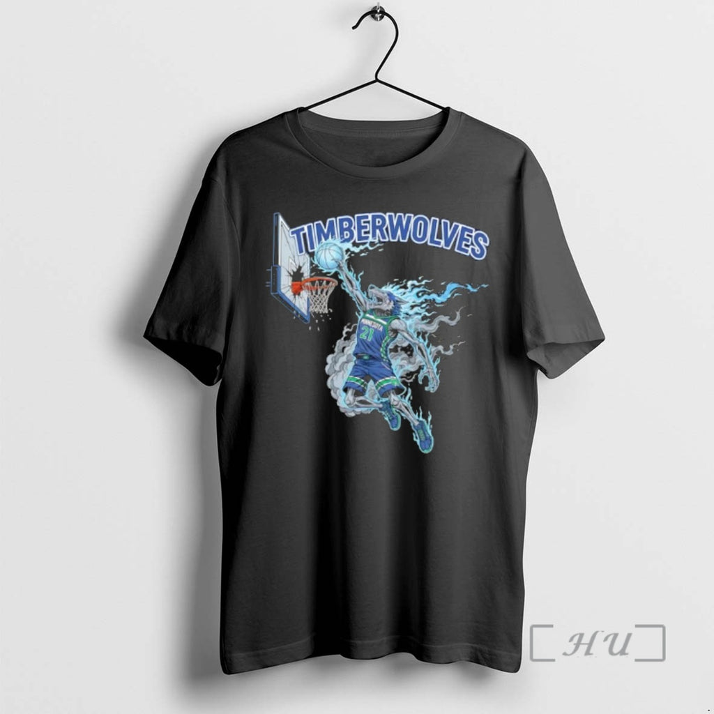 Officials Minnesota Timberwolves Mens Basketball Skeleton Player Fire