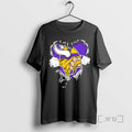 Officials Minnesota Vikings Rip Chest Forever My Heart