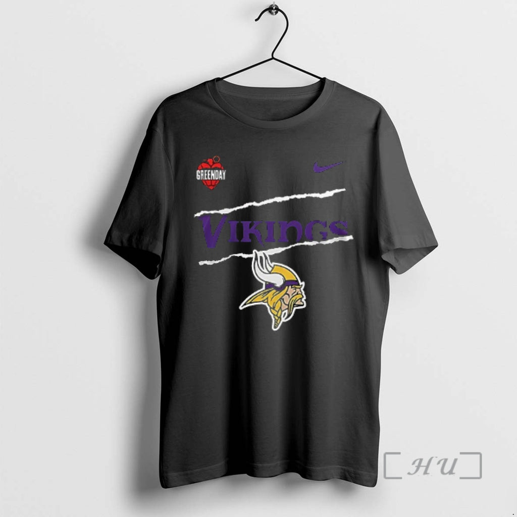Officials Minnesota Vikings X Green Day Graphic
