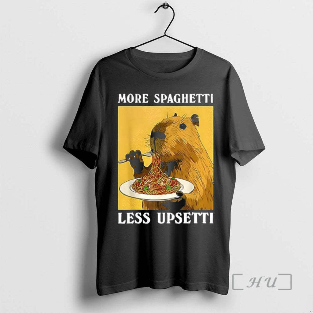 Officials More Spaghetti Less Upsetti Capybara Eating Pasta Meme