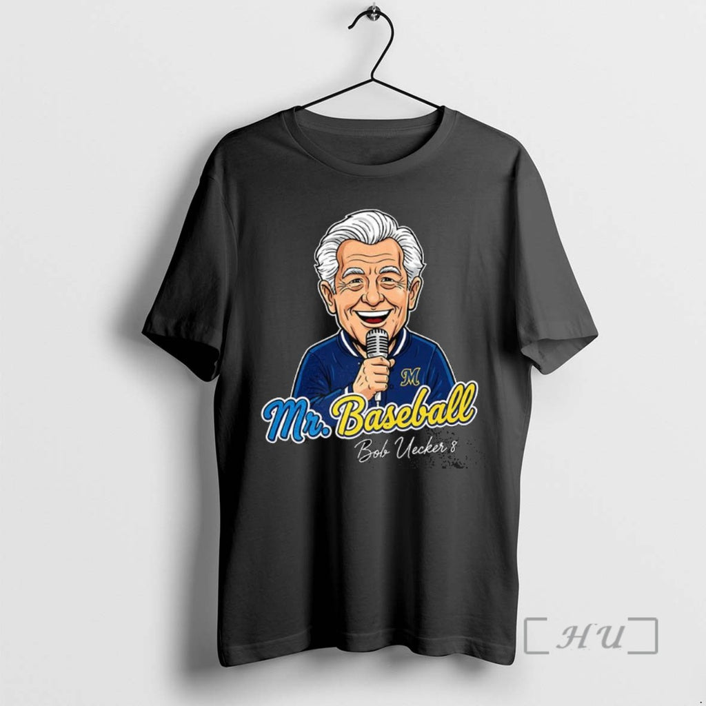 Officials Mr Baseball Bob Uecker Milwaukee Brewers Mlb Shirts Sweater