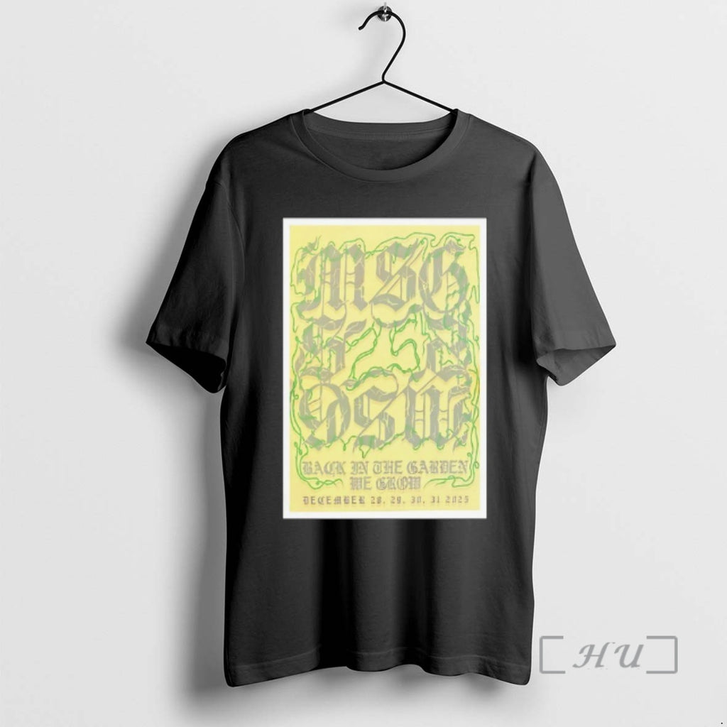 Officials Msg Dsw Back In The Garden Dec 28 31 2025 Premium T Shirts Sweater