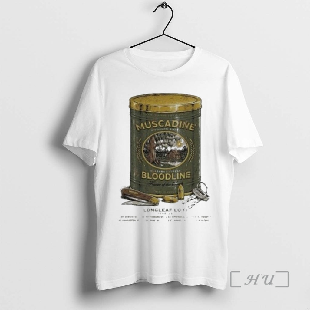 Officials Muscadine Bloodline X Soundwaves Creative F1 Longleaf Lofi Tour 2026 Premium T Shirts Sweater