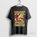 Officials My Skills Allow Me To Drive Anything In The World Skull Premium T Shirts