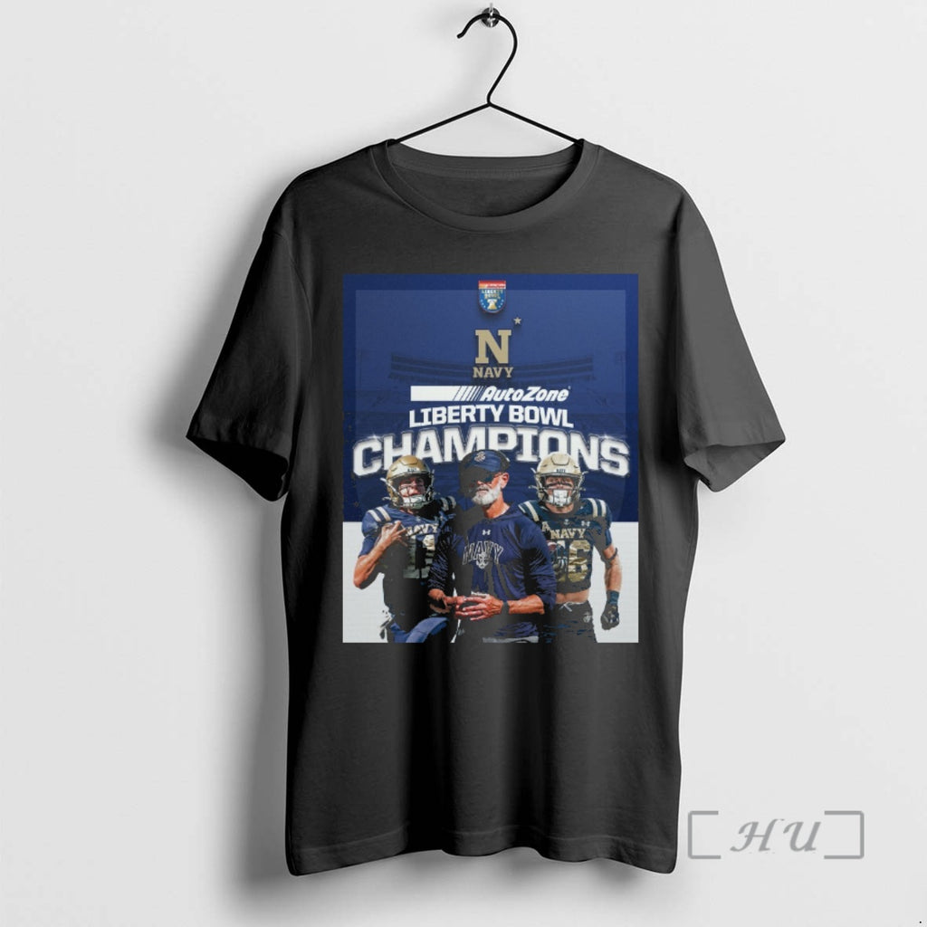 Officials Navy Midshipmen 2026 Autozone Liberty Bowl Champions
