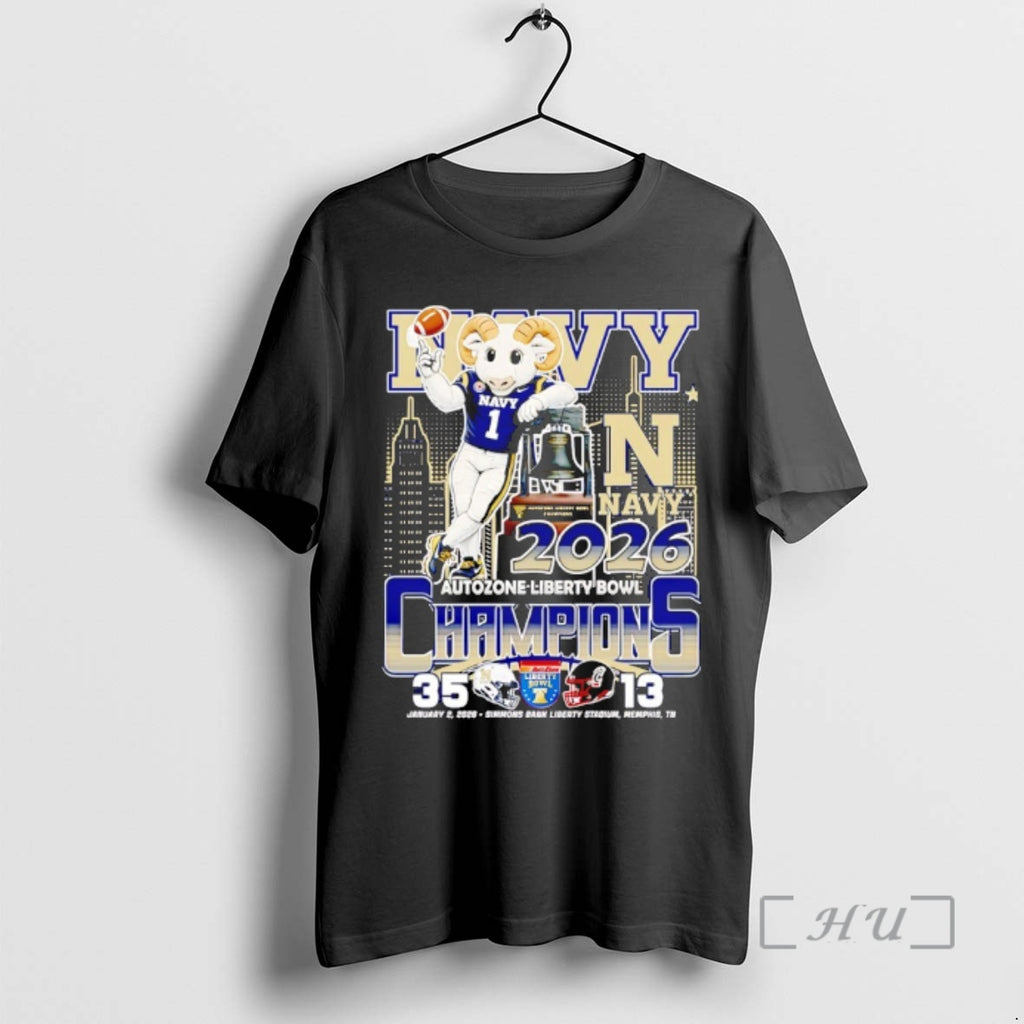 Officials Navy Midshipmen Autozone Liberty Bowl Champions 2025