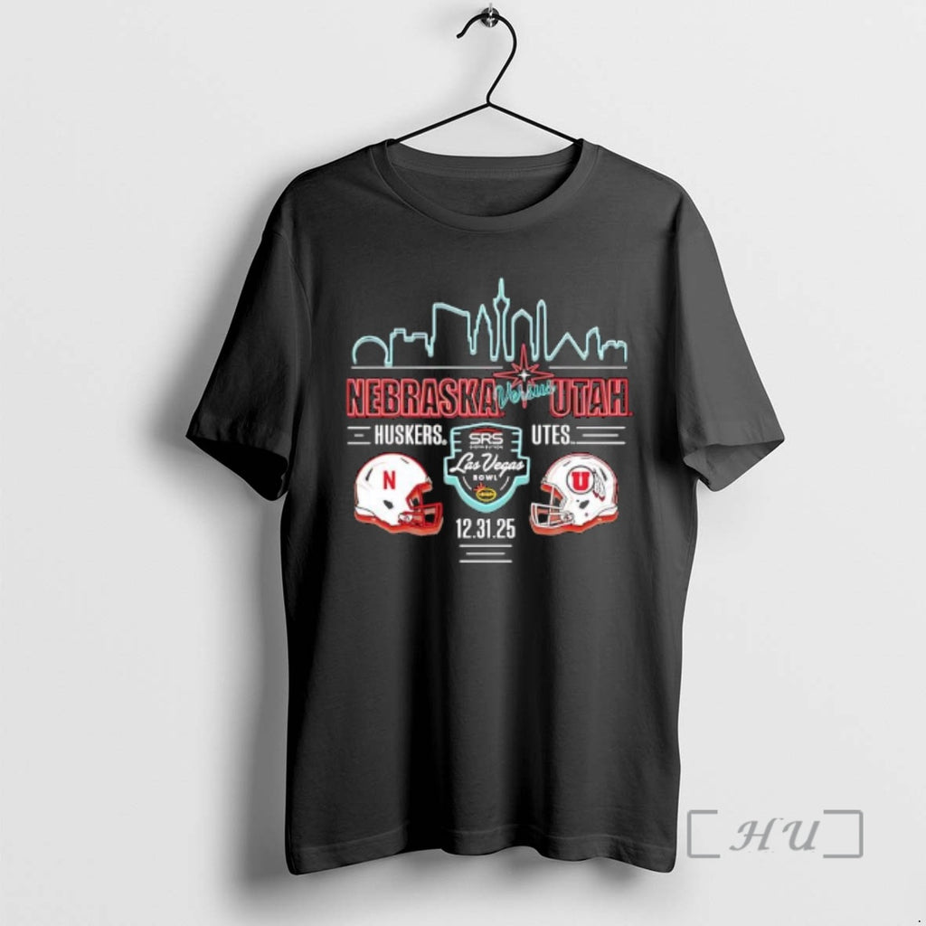 Officials Nebraska Huskers Vs Utah Uteh Las Vegas Bowl Srs Helmets Premium T Shirts Sweater