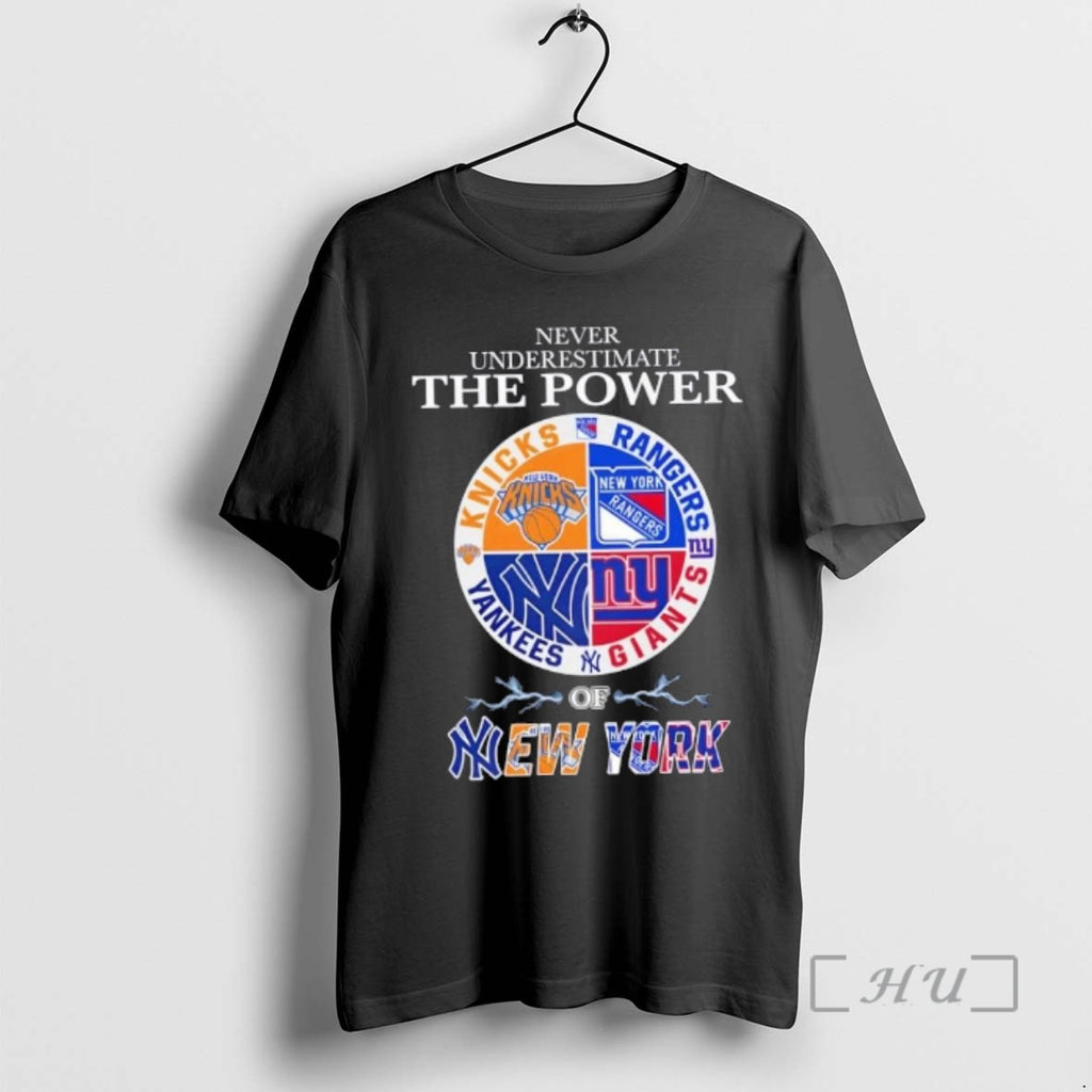 Officials Never Underestimate The Power Of New York City Sports Logos Combine Premium T Shirts