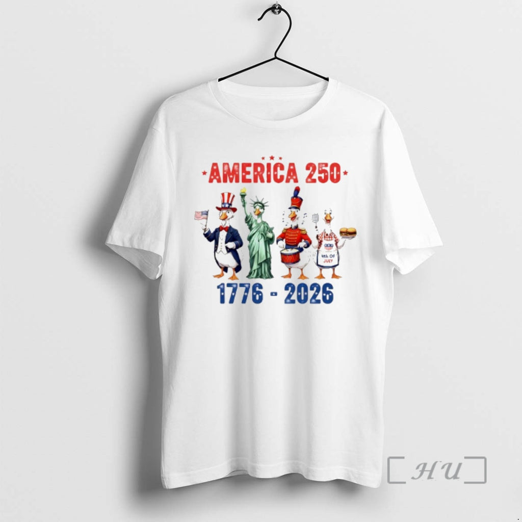Officials New America 250 Funny Patriotic Duck 1776 2026