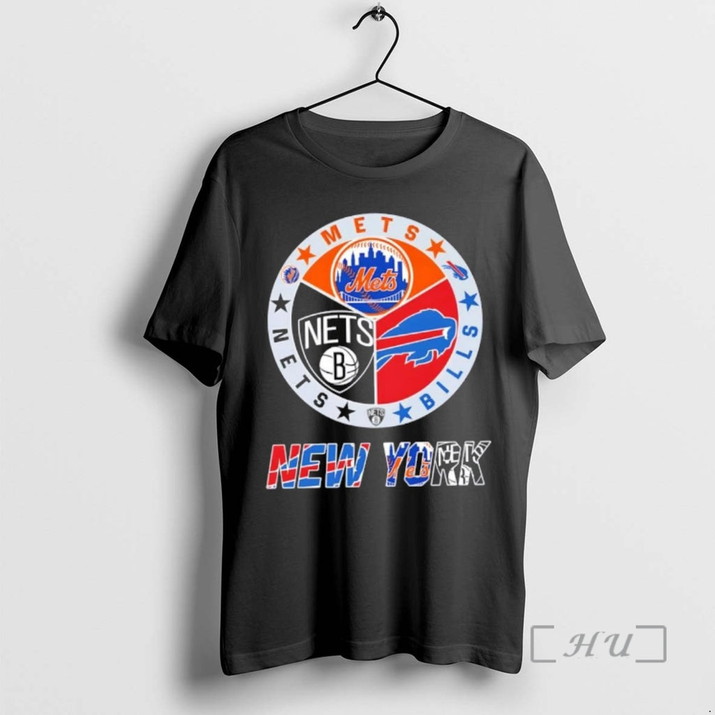 Officials New York City Sports Mets Bills Nets Logos Combine