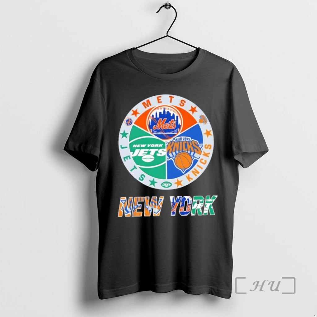 Officials New York City Sports Mets Knicks Jets Logos Combine