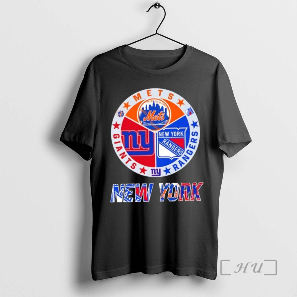 Officials New York City Sports Mets Rangers Giants Logos Combine