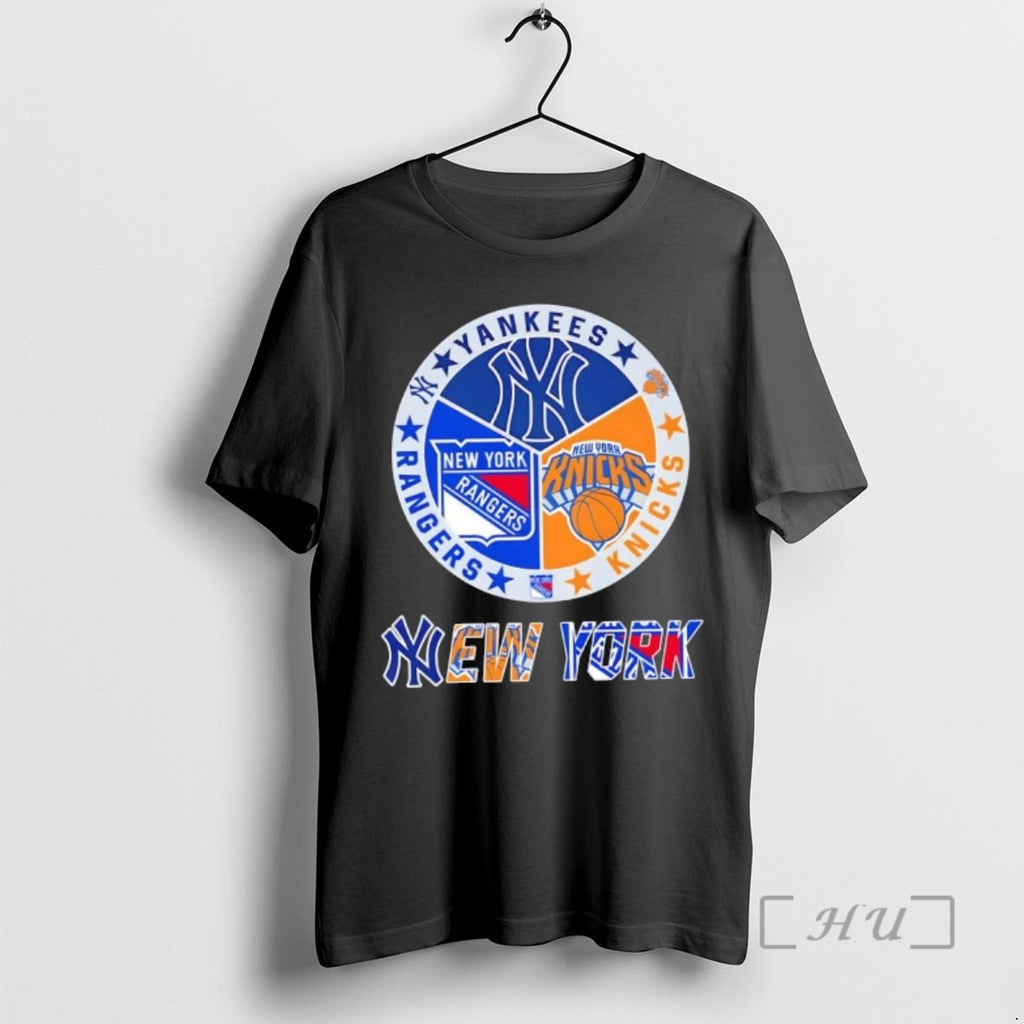 Officials New York City Sports Yankees Knicks Rangers Logos Combine