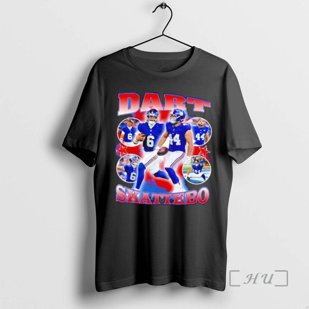 Officials New York Giants Jaxson Dart Cam Skattebo Graphic