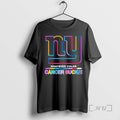 Officials New York Giants Football Whatever Color Cancer Sucks Logo Colors Premium T Shirts Sweater