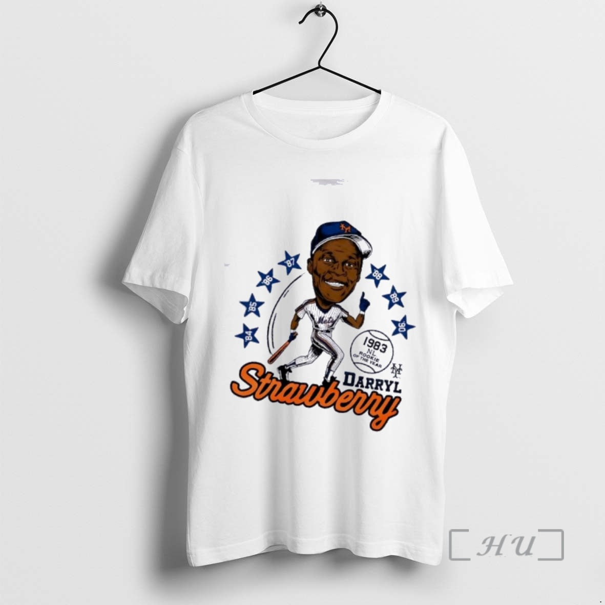 Officials New York Mets Darryl Strawberry Caricature