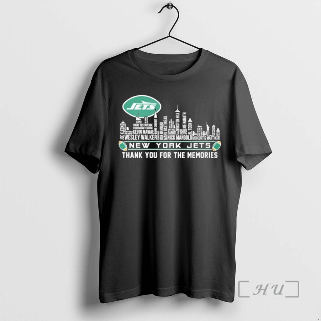 Officials New York Skyline X New York Jets Typo Team Name Premium T Shirts Sweater