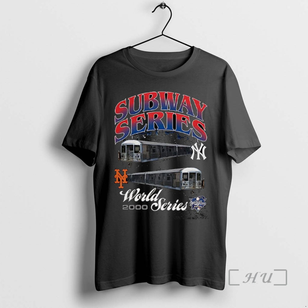 Officials New York Yankees And New York Mets Mlb Subway Series World Series 2000 Shirts