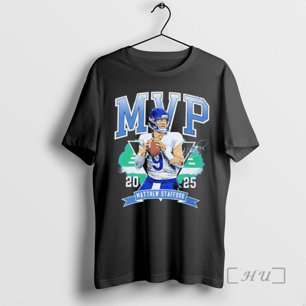 Officials Nice 2025 Mvp Matthew Stafford Quarterback Blue Action Football