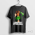Officials Nice Lindsey Stirling Green Jacket Sunglasses Portrait Music Artist Fan
