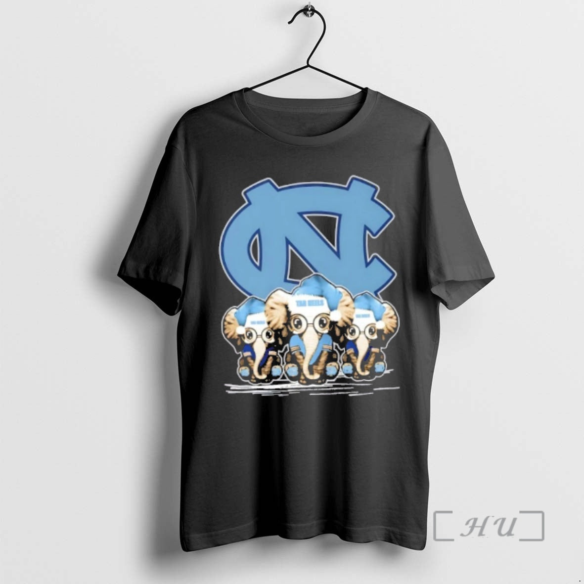 Officials North Carolina Tar Heels X Elephants Santa Hat Merry