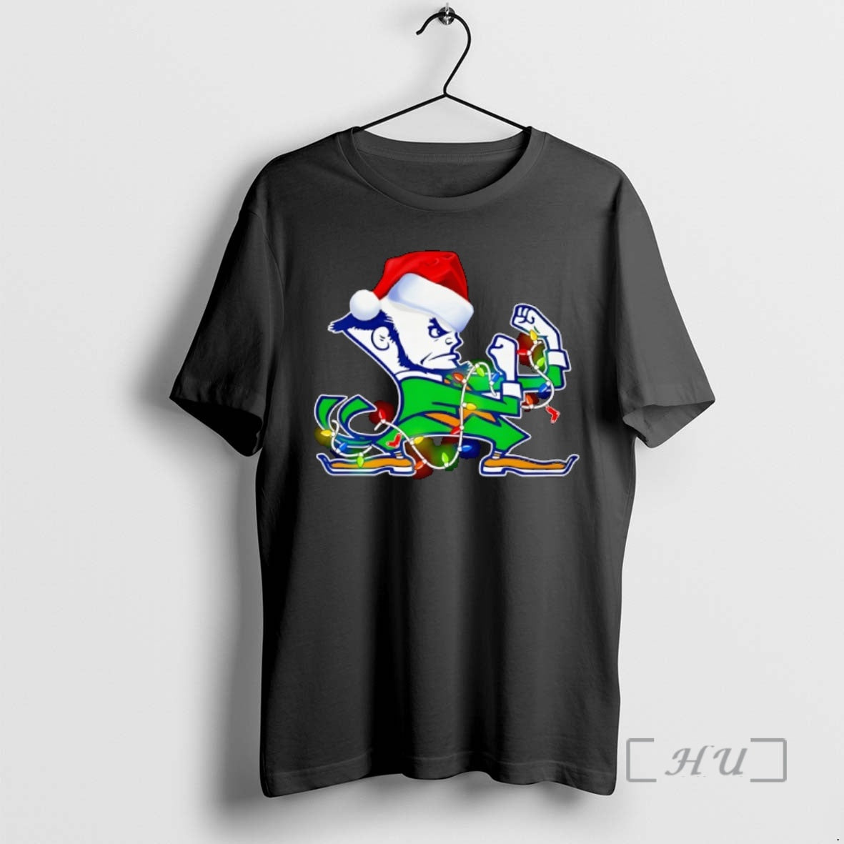 Officials Notre Dames Fighting Irish Lights Santa Hat