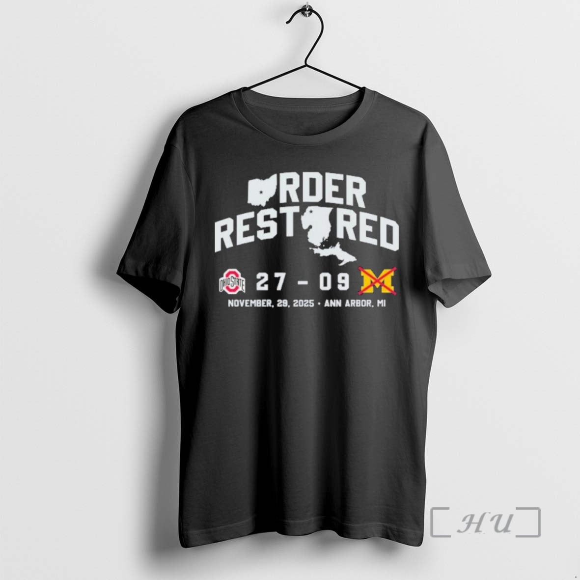 Officials Ohio Order Restored Beat Michigan 27 9
