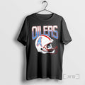 Officials Oilers Football Gradient Football Helmet