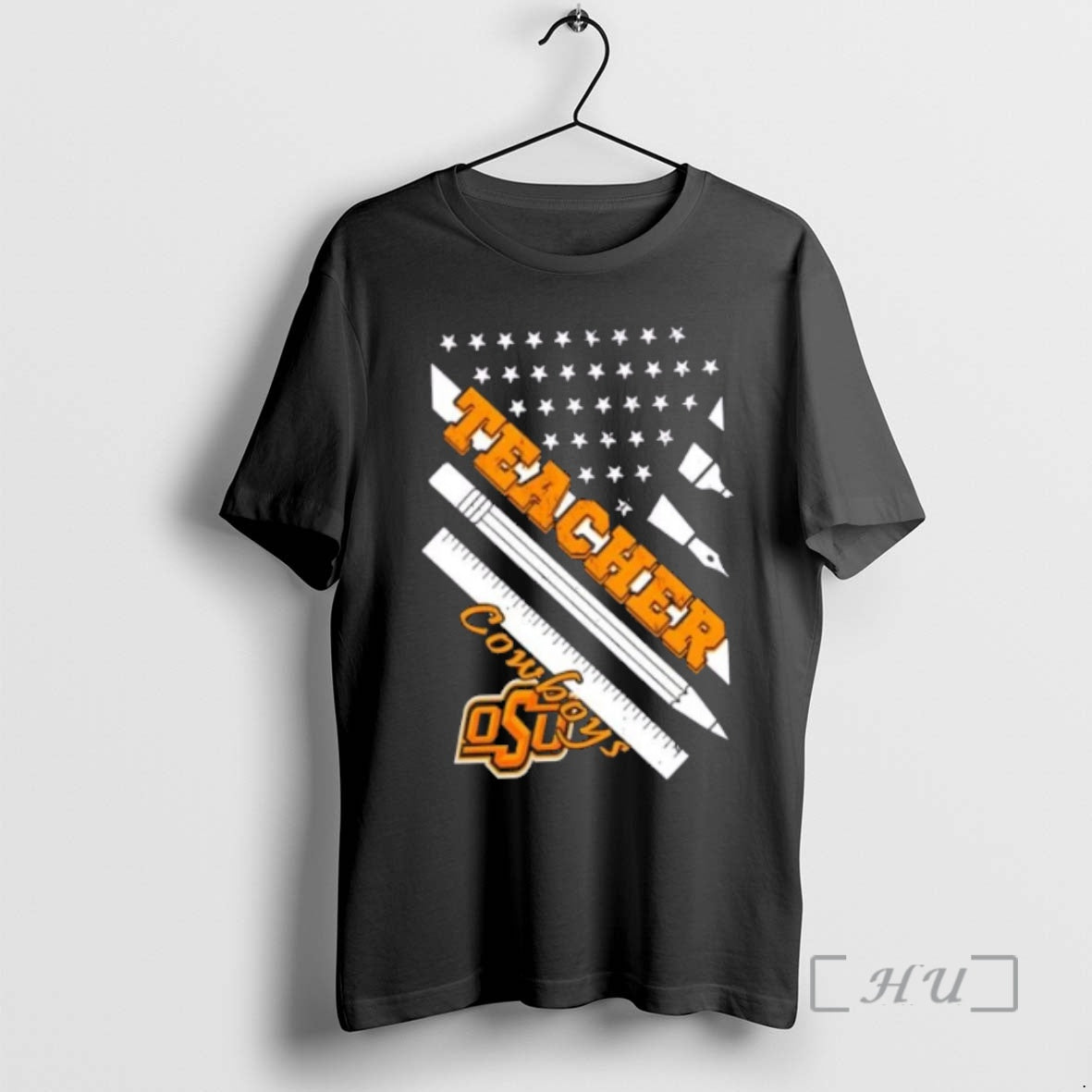Officials Oklahoma State Cowboys X Teacher American Flag