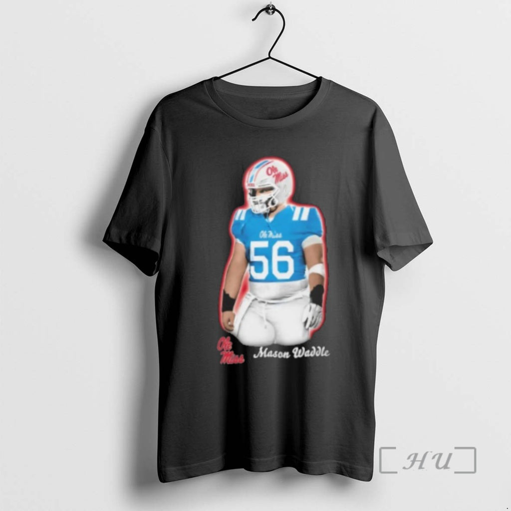 Officials Ole Miss Football Mason Waddle Pepper Portrait Shirts Sweater