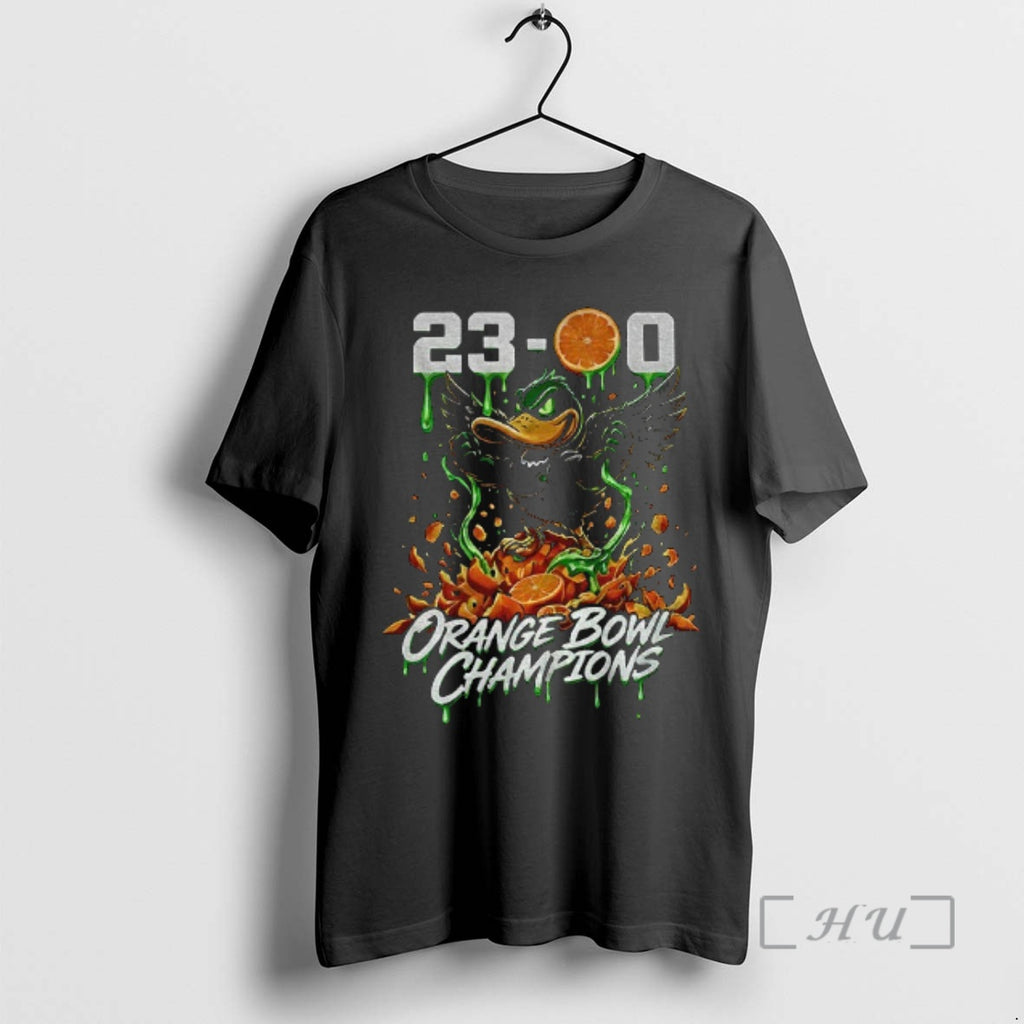 Officials Oregon Duck Football Orange Bowl Champions Shuts Out Texas Tech 23 0 Premium