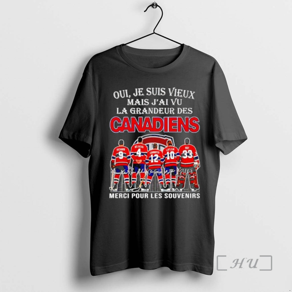 Officials Oui Je Suis Vieux Mais Jai Vu La Grandeur Des Canadiens Merci Pour Les