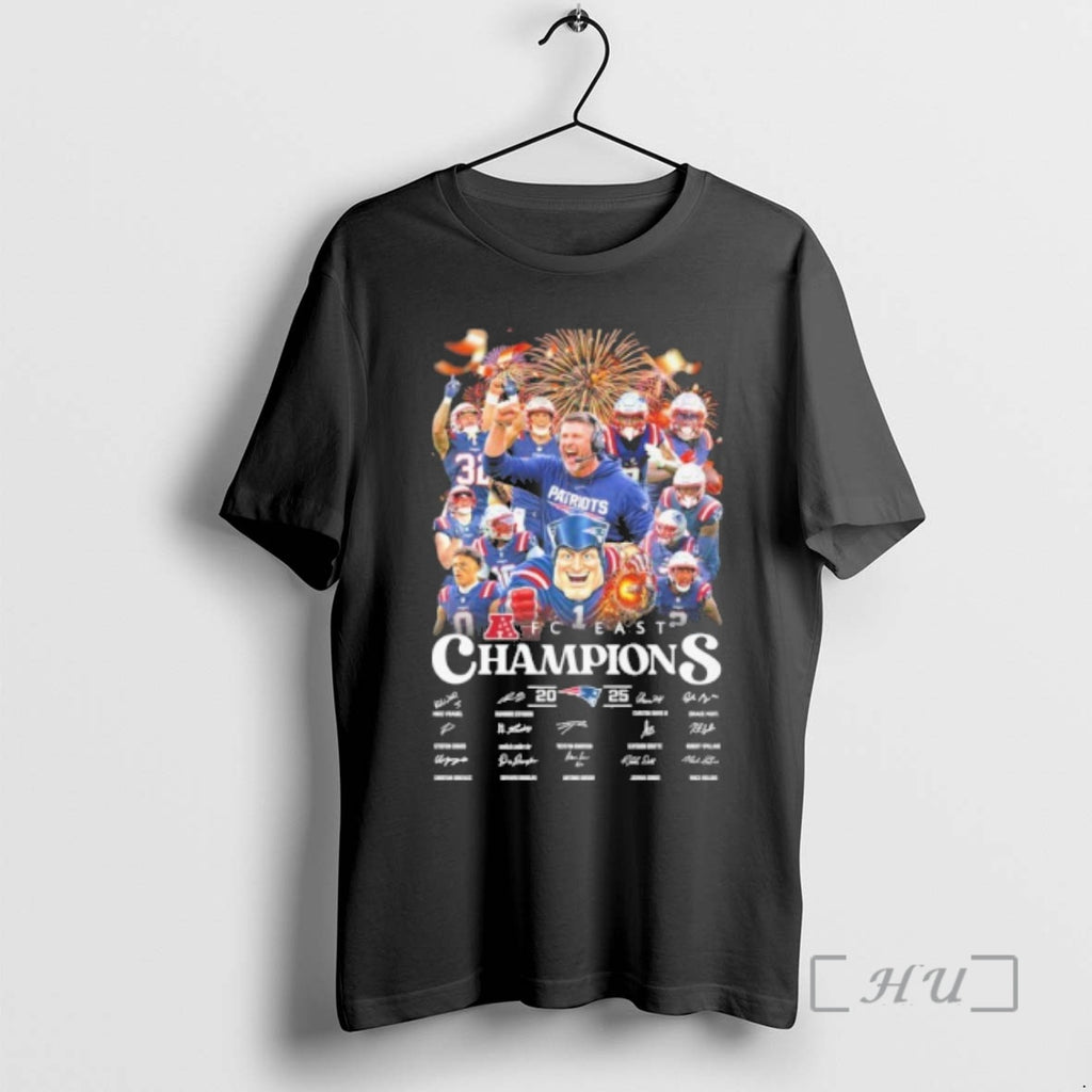 Officials Patriots Afc East Champions Team Player Signature