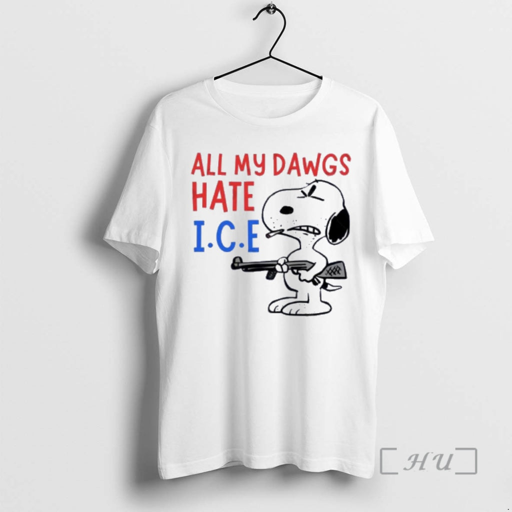 Officials Peanuts All My Dawgs Hate Ice