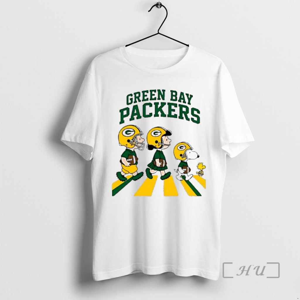 Officials Peanuts Green Bay Packers Go Pack Go Apparel Cartoon