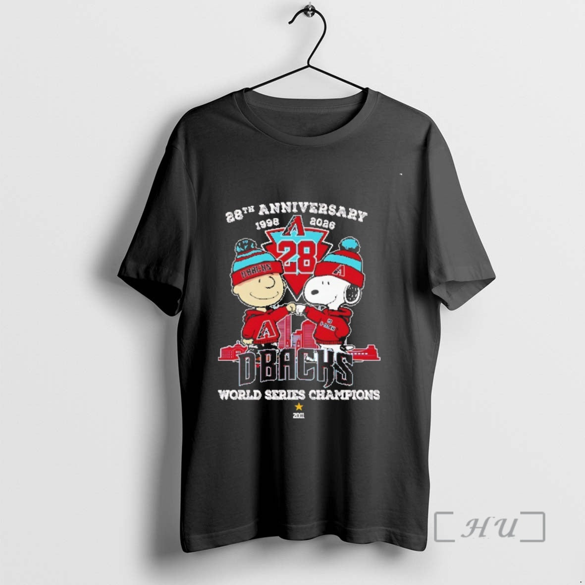 Officials Peanuts X Arizona Diamondbacks 28th Anniversary 1998 2026 World Champions