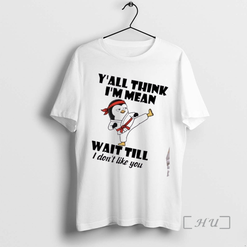 Officials Penguin Kung Fu Yall Think Im Mean Wait Till I Dont Like You Premium