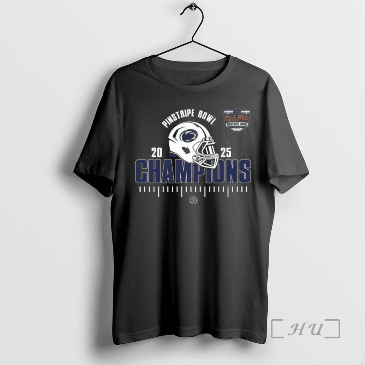 Officials Penn State Nittany Lions 2025 Bad Boy Mowers Pinstripe Bowl Champions Ncaa Football Helmet