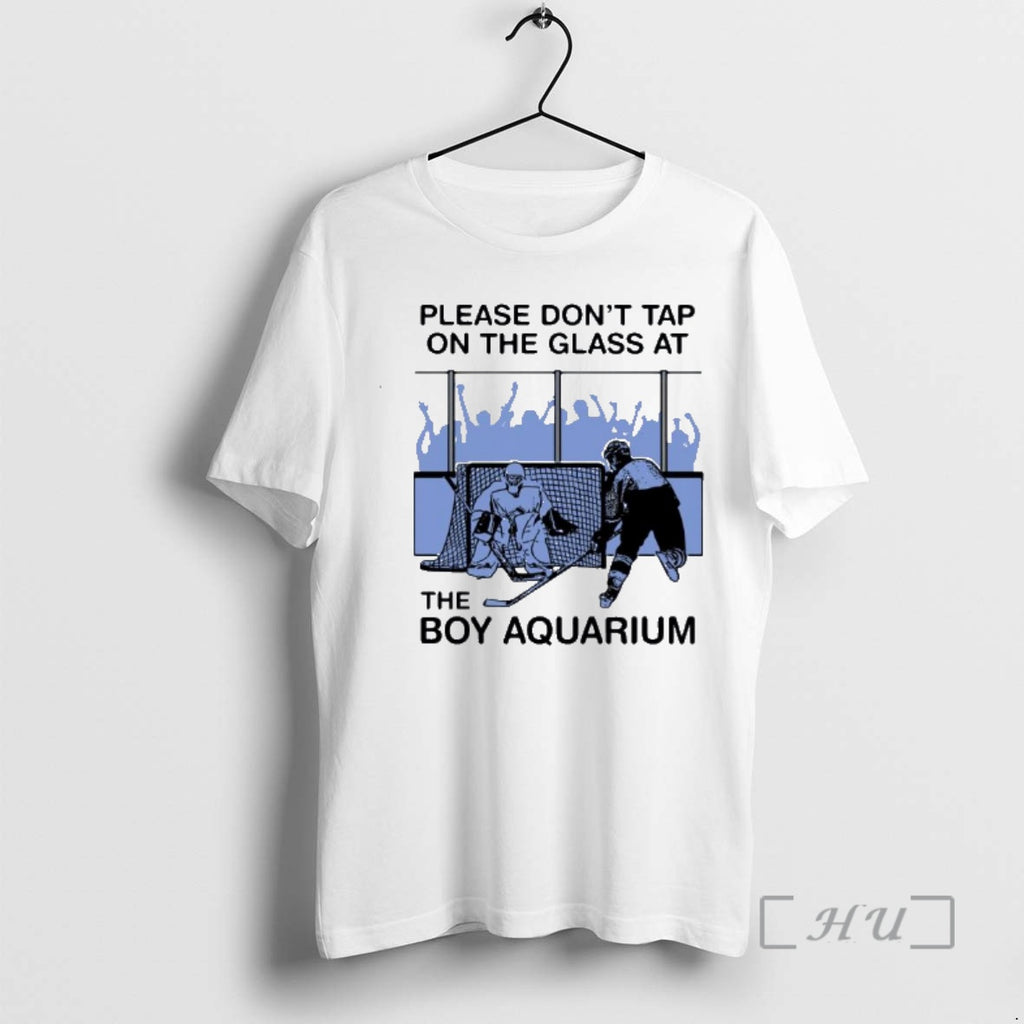 Officials Please Dont Tap On The Glass At The Boy Aquarium Hockey Premium T Shirts