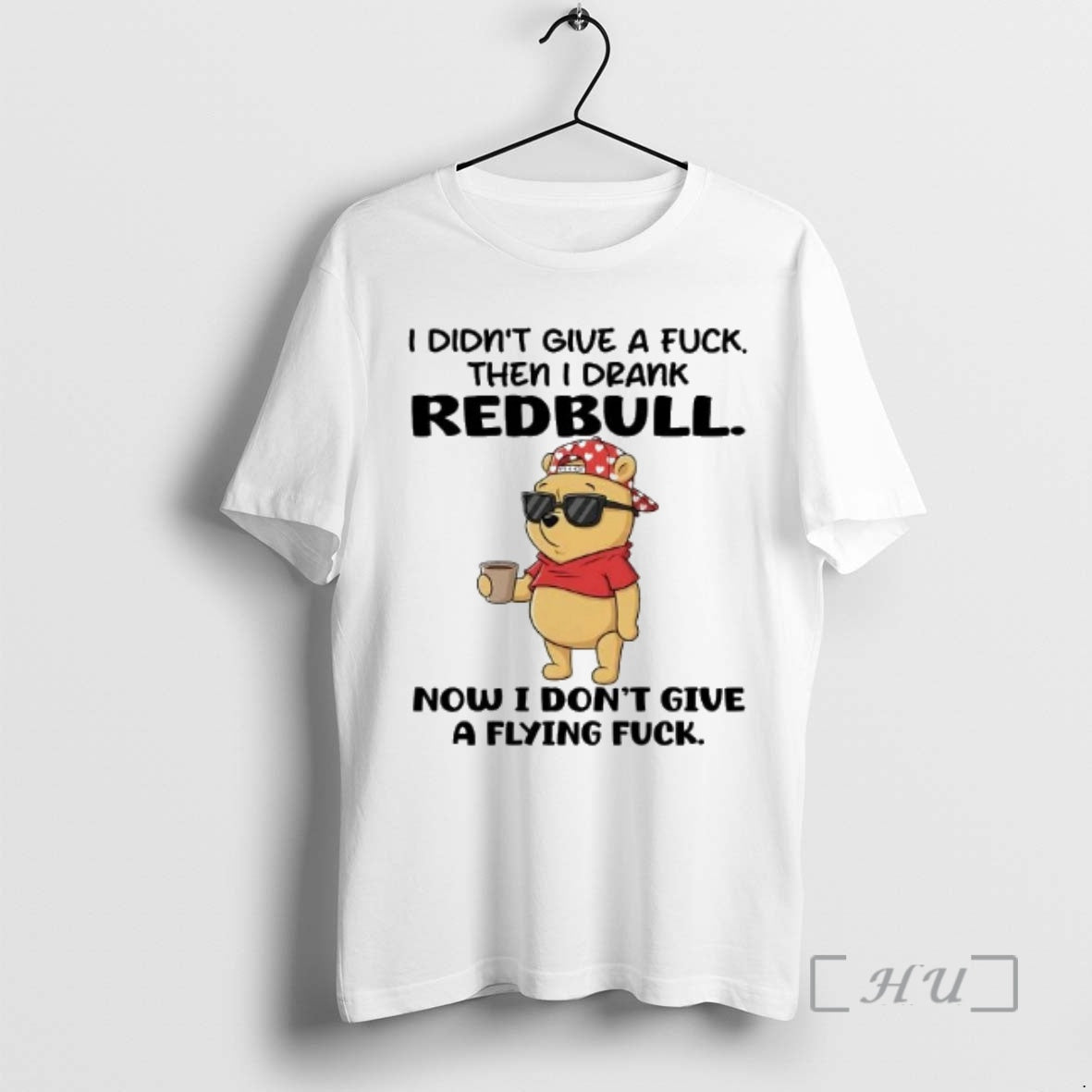 Officials Pooh I Didnt Give Fuck Then I Drank Redbull Now I Dont Give