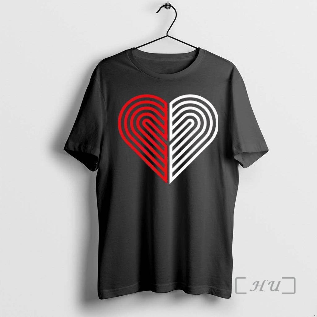 Officials Portland Trail Blazers Love Heart Valentines Day