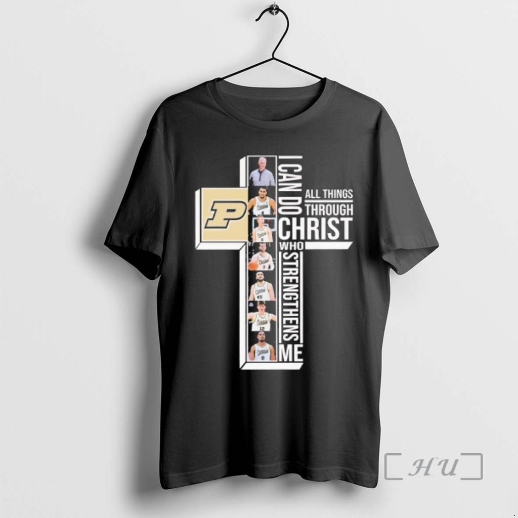 Officials Purdue Boilermakers Basketball I Can Do All Things Through Christ Who Strengthens Me Premium