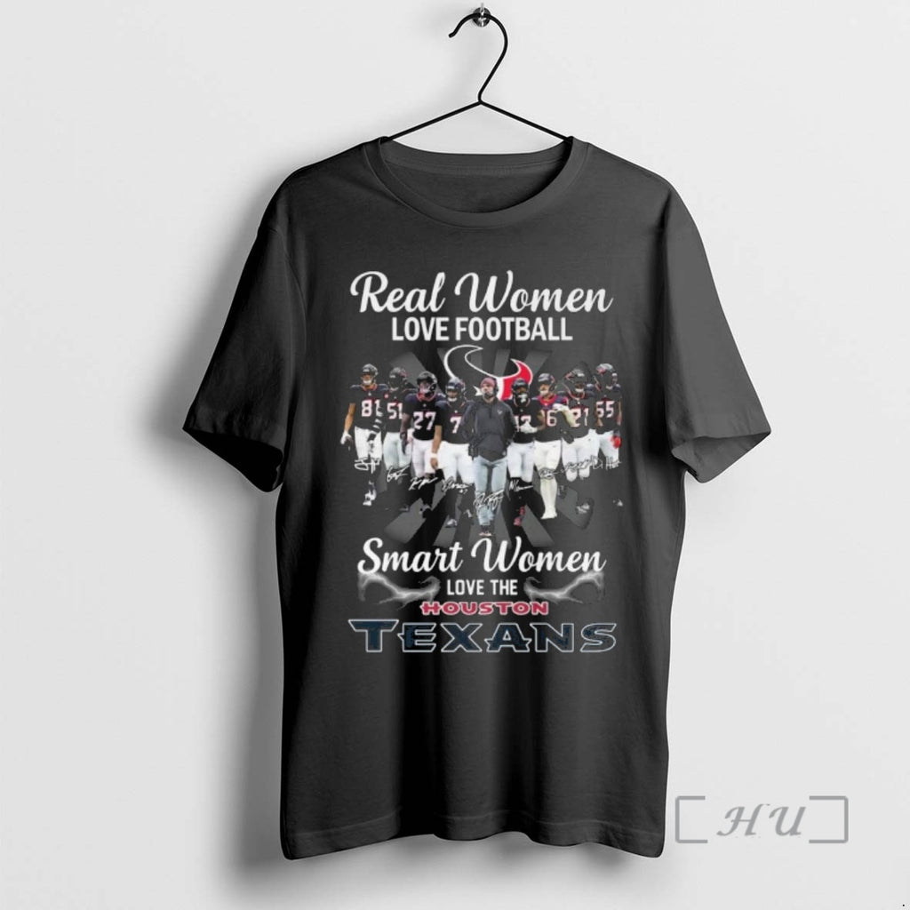 Officials Real Women Love Football Smart Women Love The Houston Texans Players Signatures 2026 Premium