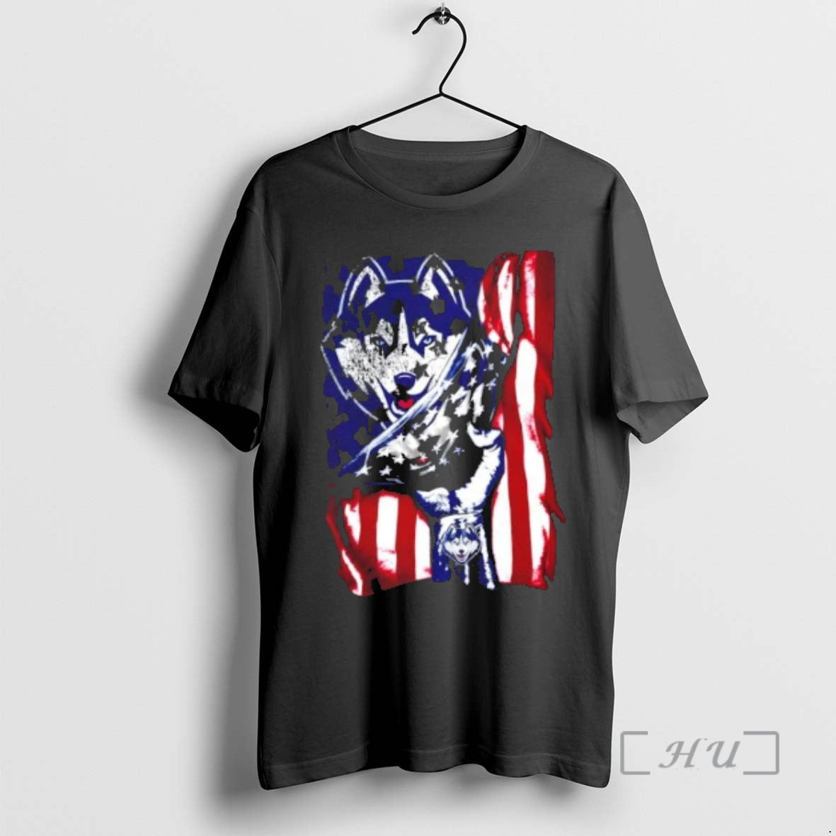 Officials Revealing Glory Connecticut Huskies X Usa Flag