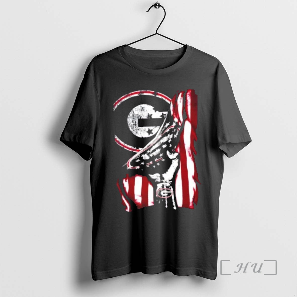 Officials Revealing Glory Georgia Bulldogs X Usa Flag